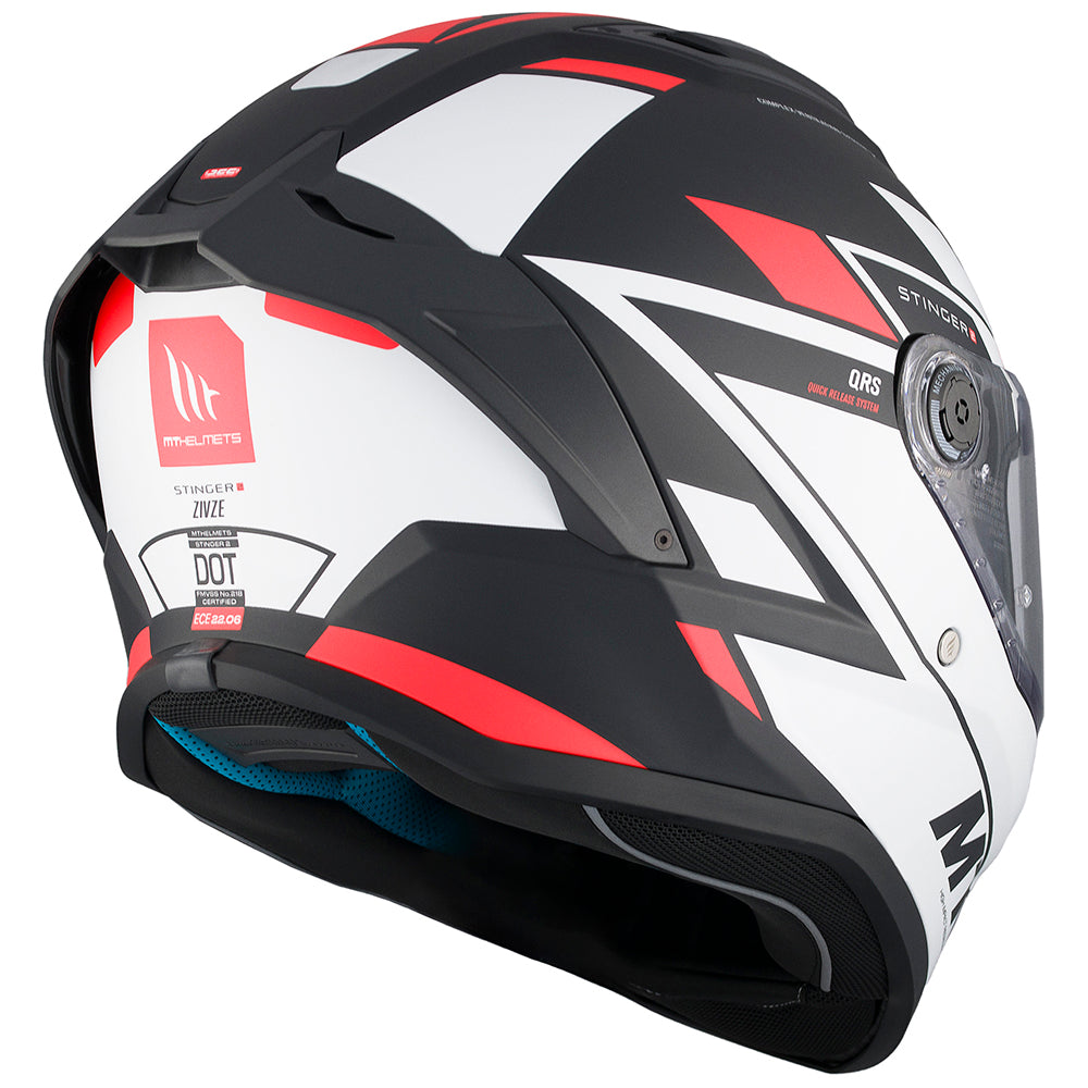 MT STINGER 2 [ZIVZE MATT WHITE BLACK RED] 6