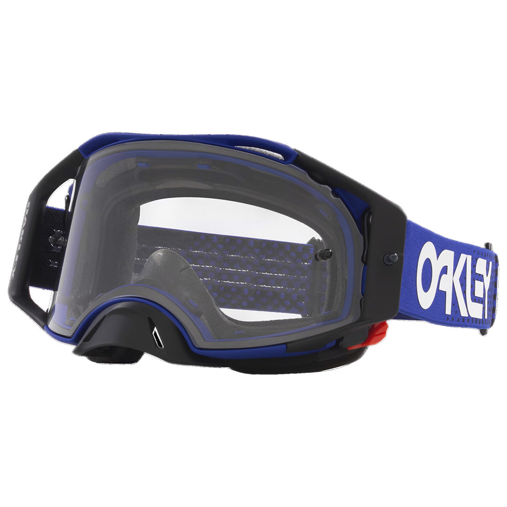 AirBrake MX Goggle Moto Blue B1B w Clear Lens Oakl