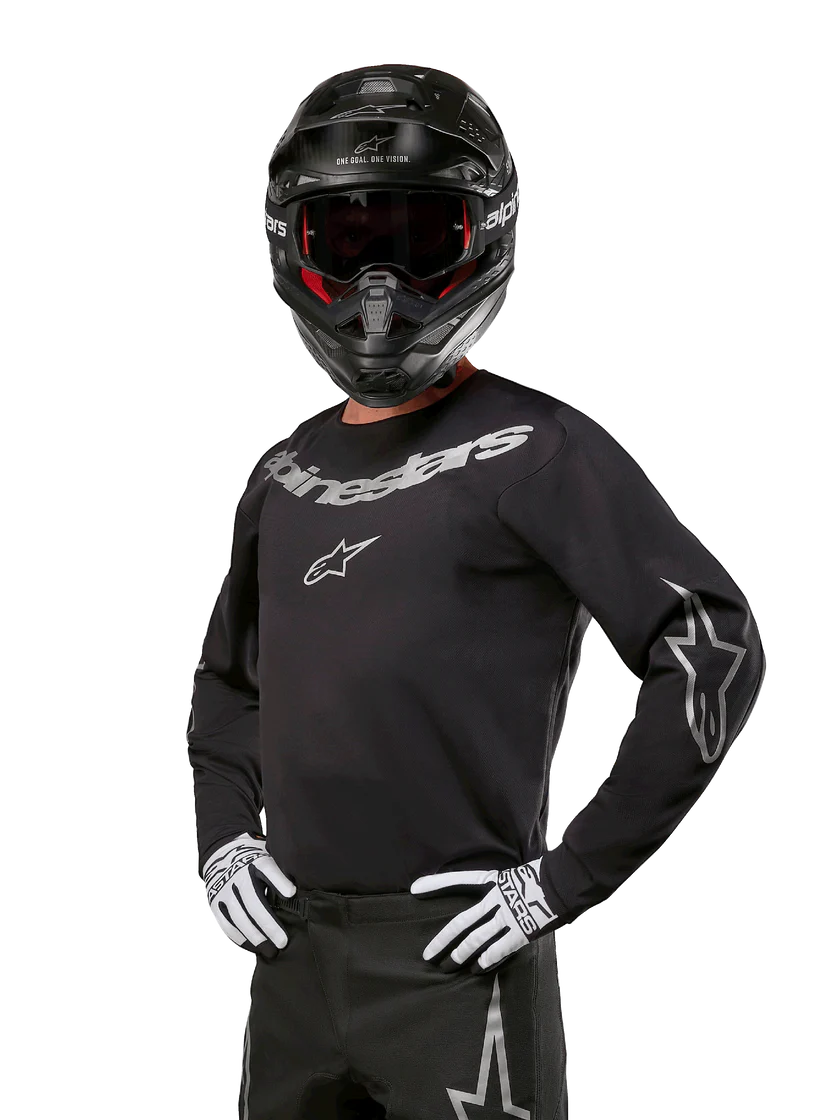 Alpinestars Fluid Graphite Jersey Black/Dark Grey S