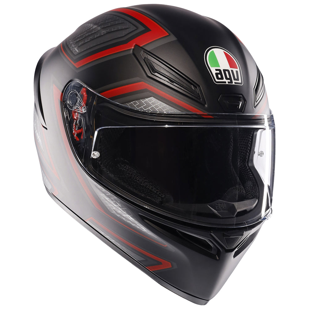 AGV K1 S [SLING MATT BLACK RED] 1