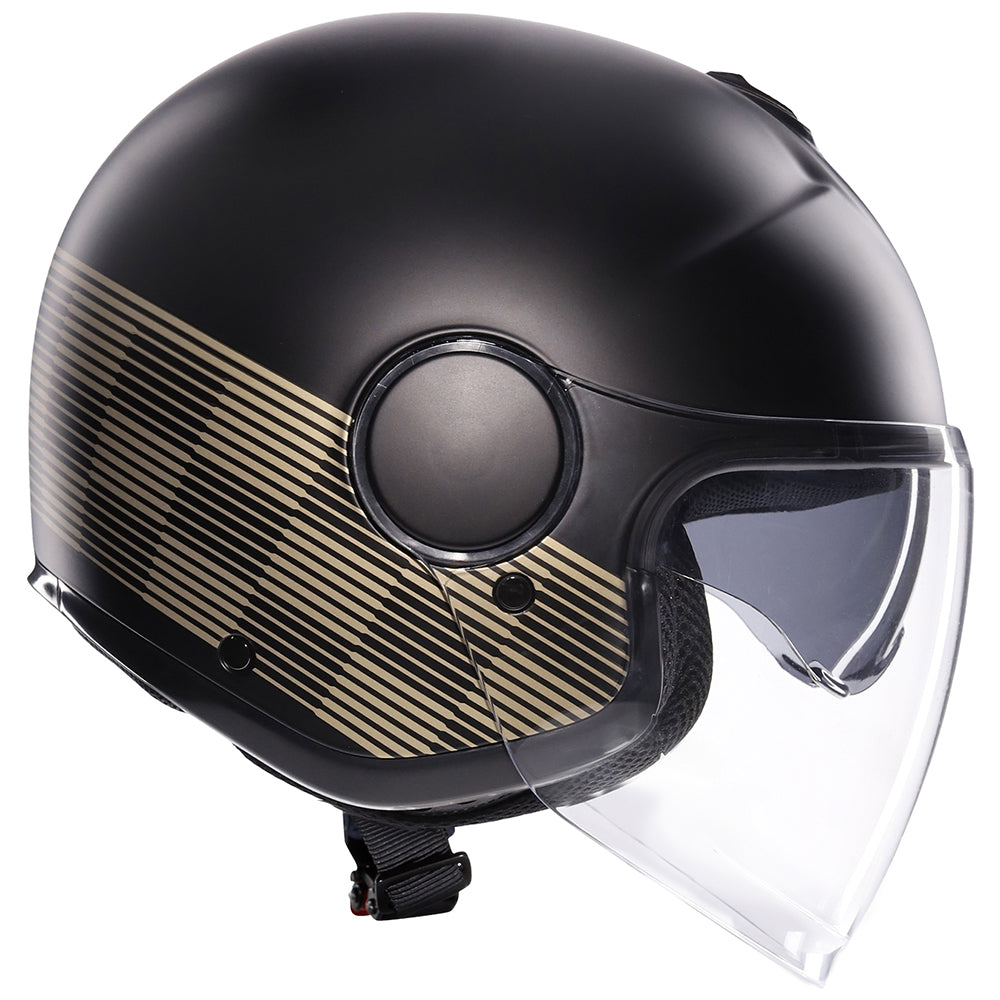 AGV ETERES [PONZA MATT BLACK GOLD] 3