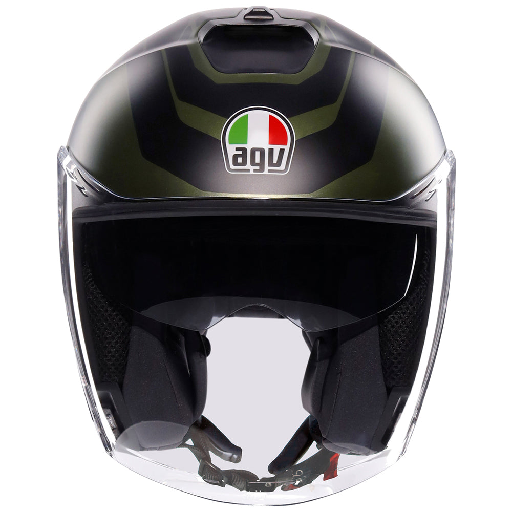 AGV IRIDES [SAKAI MATT GREEN BLACK] 2