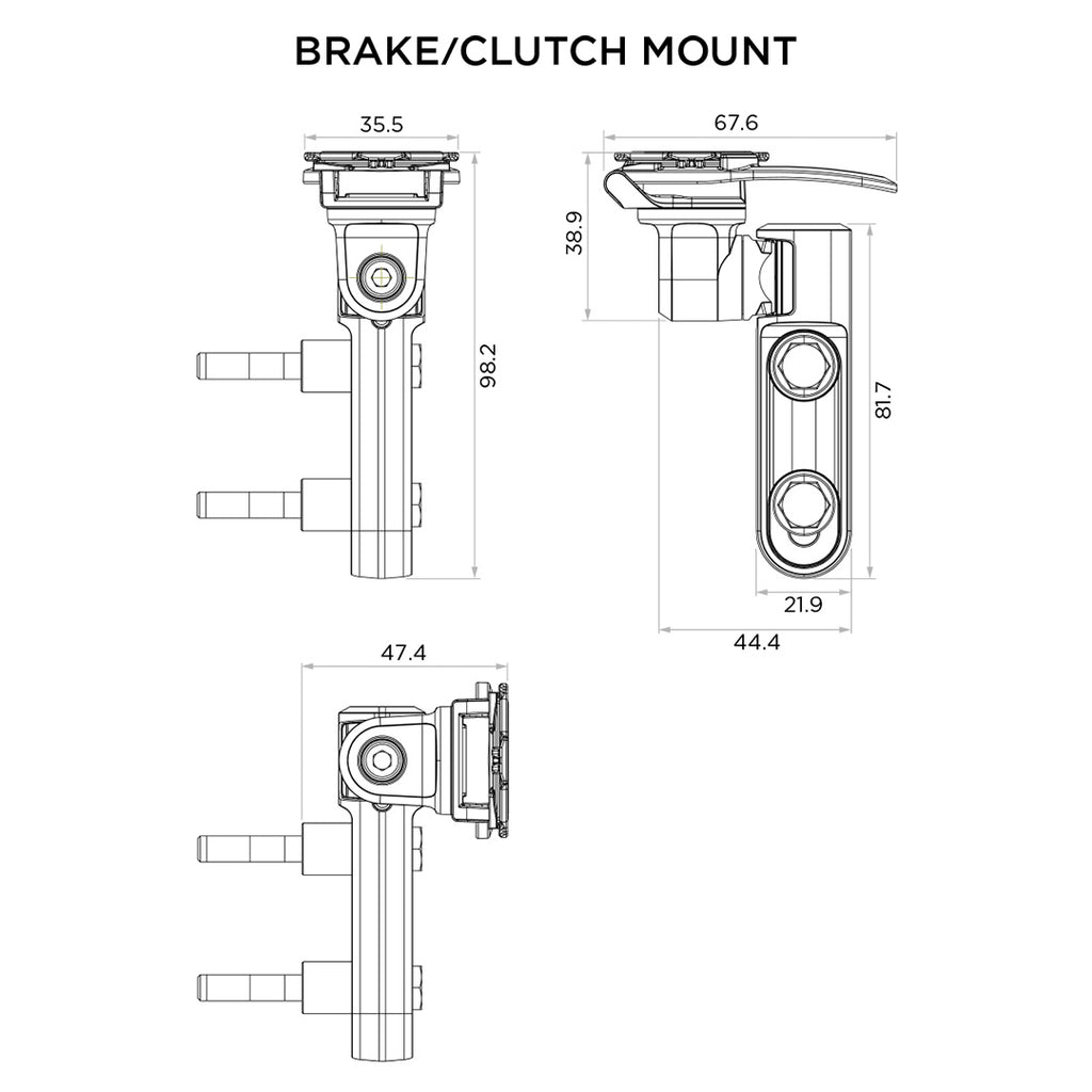 Motorcycle - Brake/Clutch Mount