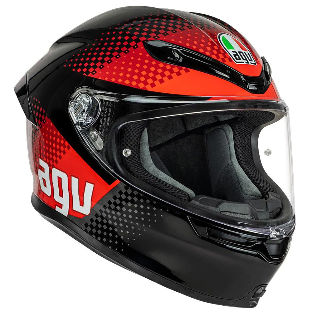 AGV K6 S [FISION 2 BLACK RED] 1