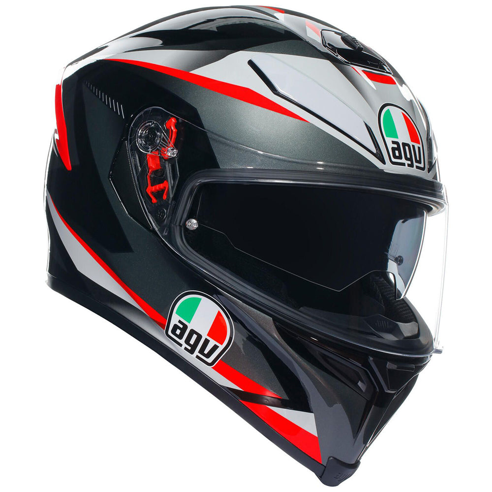 AGV K5 S [PLASMA BLACK GREY RED] 1