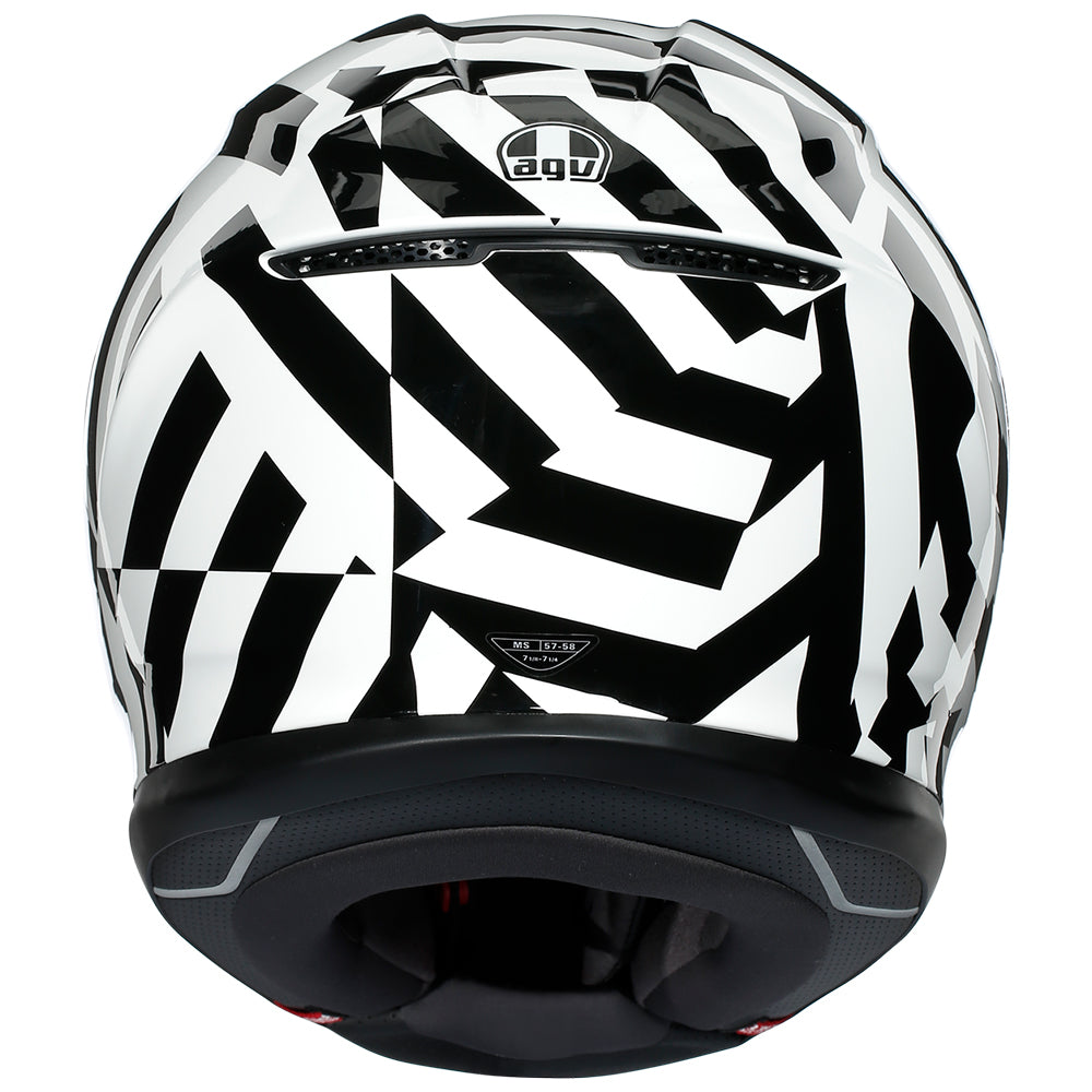 AGV K6 SECRET [BLACK/WHITE]